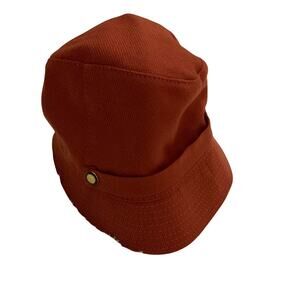 J. Crew Women’s Burnt Orange Bucket Preppy Equestrian Old Money Hat